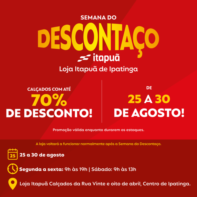 Descontaço em Ipatinga